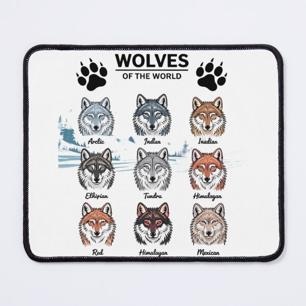 Item preview, Wolves of the World Educational Collection Wolf Types Animal  designed and sold by VerseFarm.