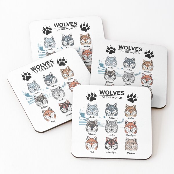 Item preview, Wolves of the World Educational Collection Wolf Types Animal  designed and sold by VerseFarm.
