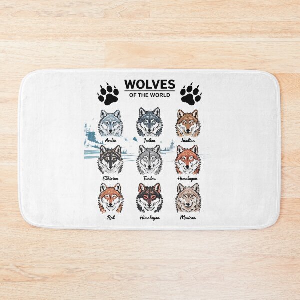 Item preview, Wolves of the World Educational Collection Wolf Types Animal  designed and sold by VerseFarm.