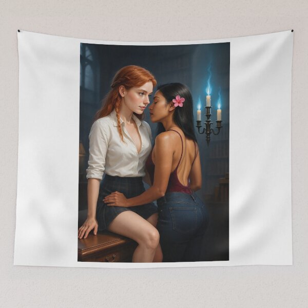 Item preview, Rowan x Shanti candleabra intimate moment designed and sold by CathryneDelamort.