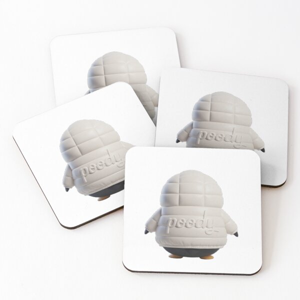 Item preview, Poody Puffer Jacket – Cute Penguin Back View (7 Color Set) designed and sold by HNstory.