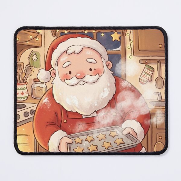 Item preview, Santa Baking Christmas Cookies??? designed and sold by evanelle.designs.