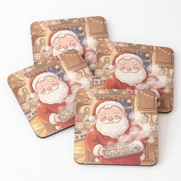 Item preview, Santa Baking Christmas Cookies??? designed and sold by evanelle.designs.