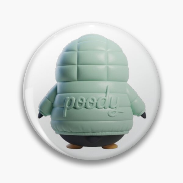 Item preview, Poody Puffer Jacket – Cute Penguin Back View (7 Color Set) designed and sold by HNstory.