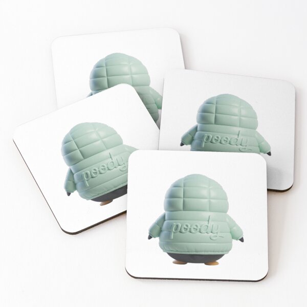 Item preview, Poody Puffer Jacket – Cute Penguin Back View (7 Color Set) designed and sold by HNstory.