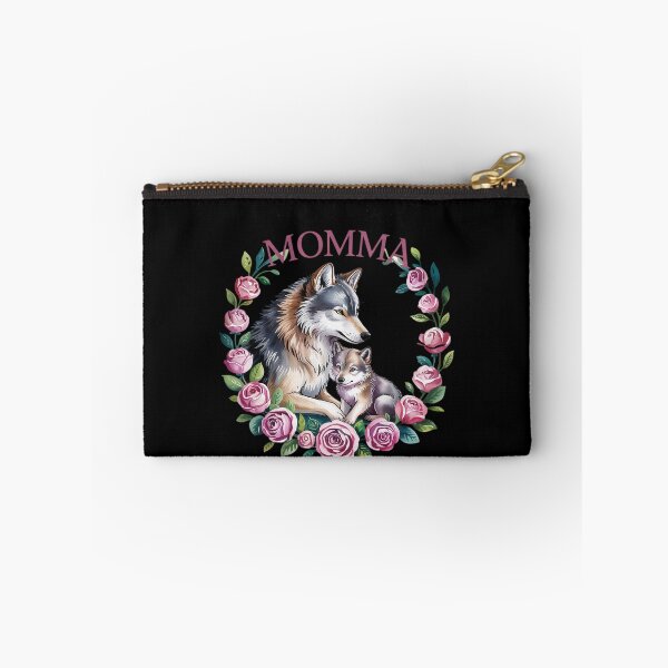 Item preview, World's Best Momma Mom 2025 Pretty Floral Wolf  designed and sold by VerseFarm.