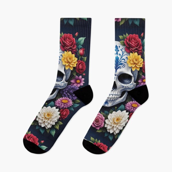 Item preview, Porcelain Skull Blooming with Roses designed and sold by Grafititee.