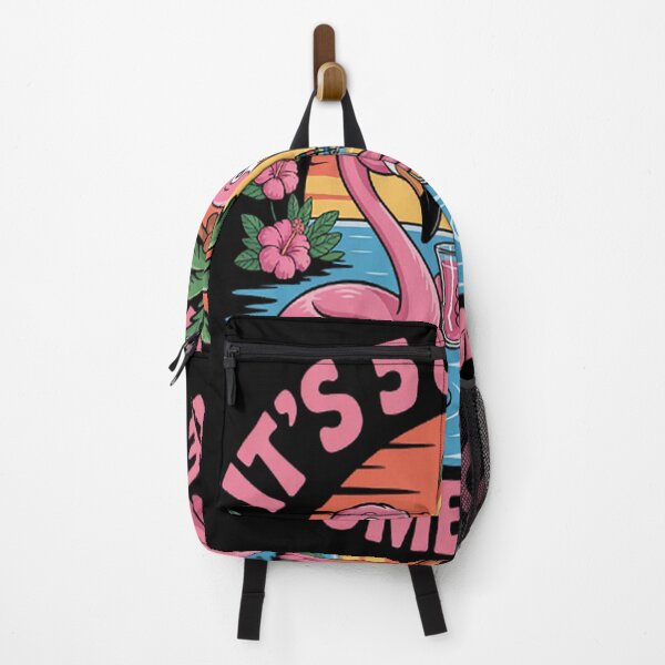Item preview, It's 5 O'Clock Somewhere Flamingo Beach Vacation Drinking designed and sold by LacostCarl.