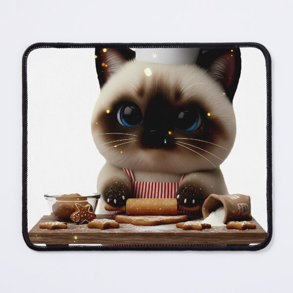 Item preview, Christmas Baking Kitten – Festive Chef Cat Illustration designed and sold by meesub.