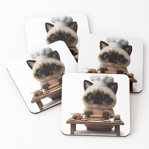 Item preview, Christmas Baking Kitten – Festive Chef Cat Illustration designed and sold by meesub.