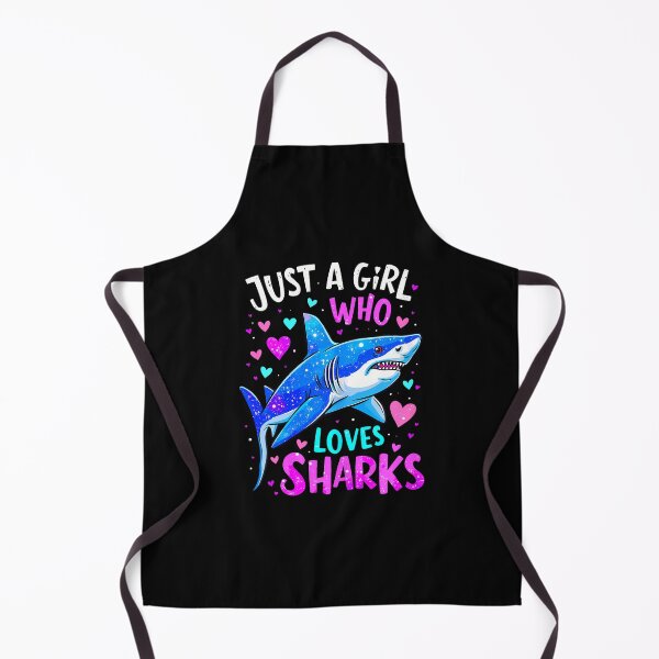 Item preview, Shark Colorful Just A Girl Who Loves Sharks designed and sold by DeniseGetrude.