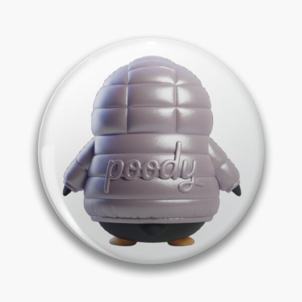 Item preview, Poody Puffer Jacket – Cute Penguin Back View (7 Color Set) designed and sold by HNstory.