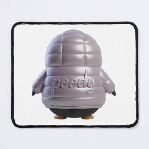 Item preview, Poody Puffer Jacket – Cute Penguin Back View (7 Color Set) designed and sold by HNstory.