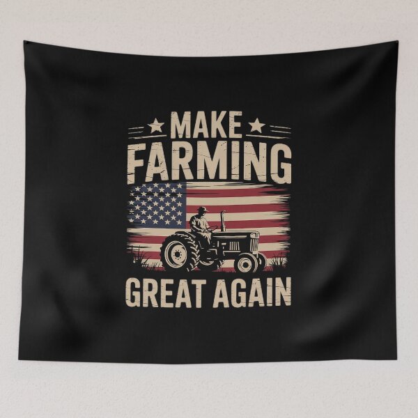 Item preview, American Flag Make Farming Great Again Farm For Farmers 1  designed and sold by RsFilsingerArt.