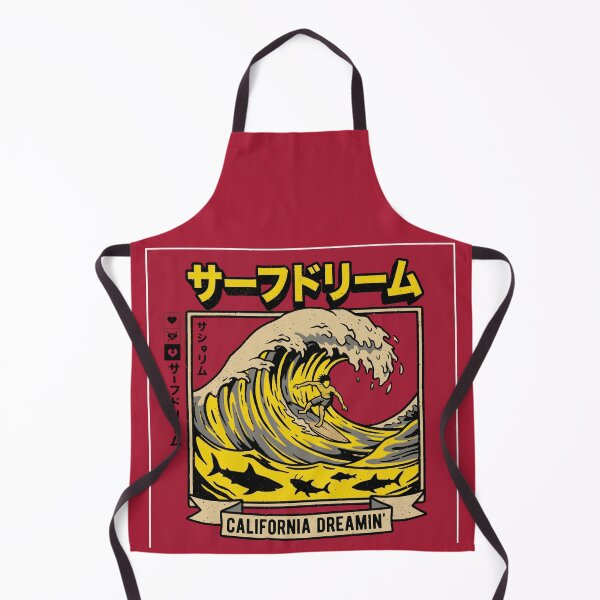 Item preview, California Dreamin' Surf - Retro Japanese designed and sold by Teeseas Wave.