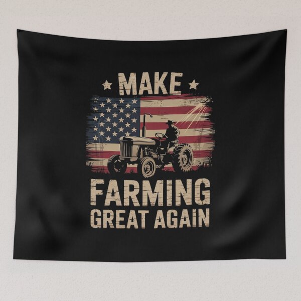 Item preview, American Flag Make Farming Great Again Farm For Farmers designed and sold by RsFilsingerArt.