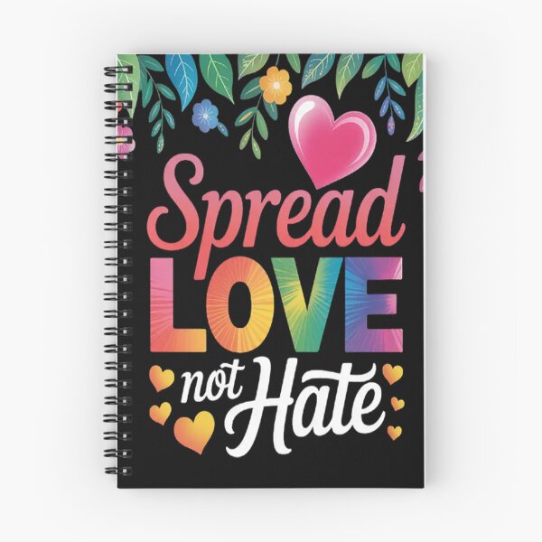 Item preview, Spread Love Not Hate Protest LGBTQ Rainbow Hearts Pride designed and sold by SignaturalGen.