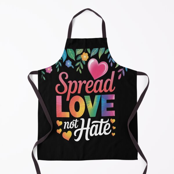 Item preview, Spread Love Not Hate Protest LGBTQ Rainbow Hearts Pride designed and sold by SignaturalGen.