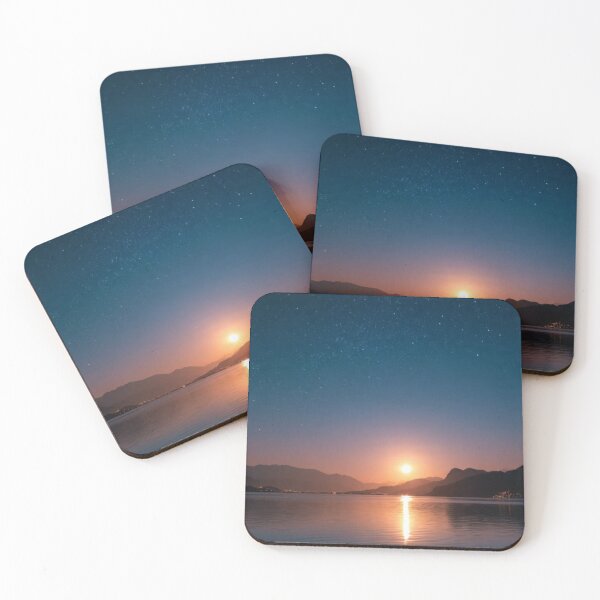 Item preview, Beautiful Sunset Over Calm Lake Water with Golden Reflections and Peaceful Sky designed and sold by LeoArt007.