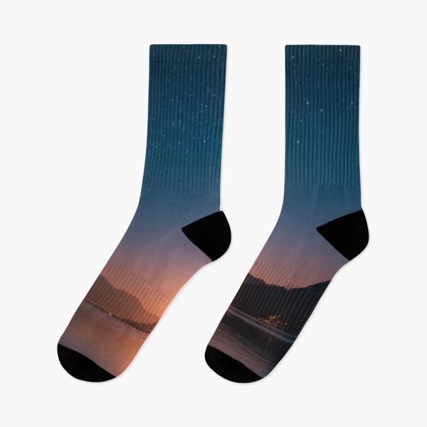 Item preview, Beautiful Sunset Over Calm Lake Water with Golden Reflections and Peaceful Sky designed and sold by LeoArt007.