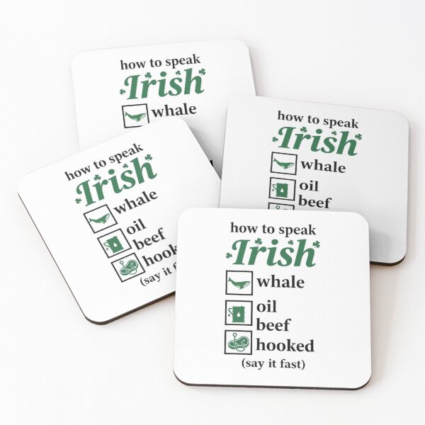 Item preview, Funny Irish Whale Oil Beef Hooked St Patrick's Day designed and sold by Venly1989.