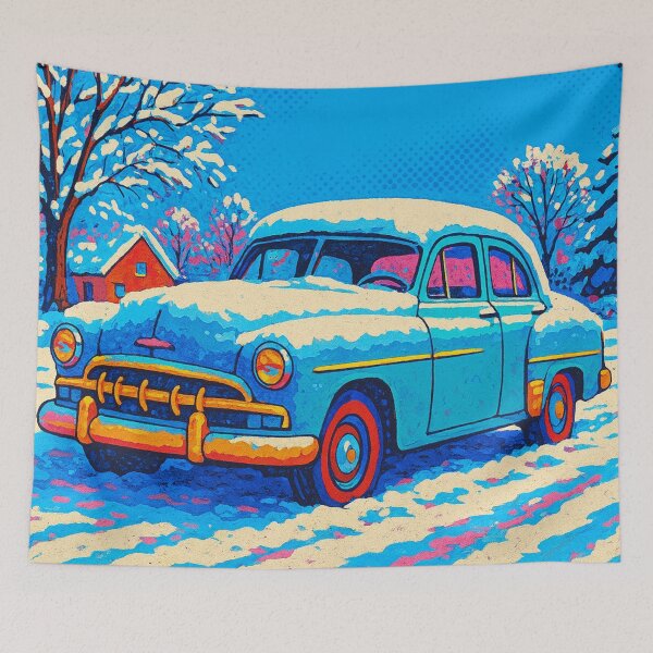 Item preview, Frosty car in a riot of colors designed and sold by Sigtrix.