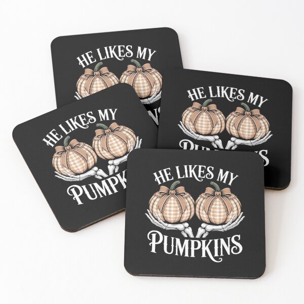 Item preview, He Likes My Lace Pumpkins I Love His Broomstick Couples  designed and sold by VerseFarm.