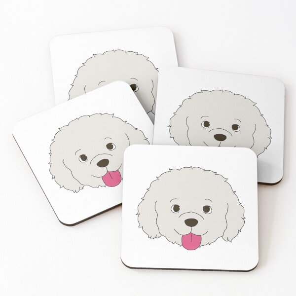 Item preview, Bichon Frisé – Cute Cartoon Dog Design designed and sold by Crack-in-Colors.
