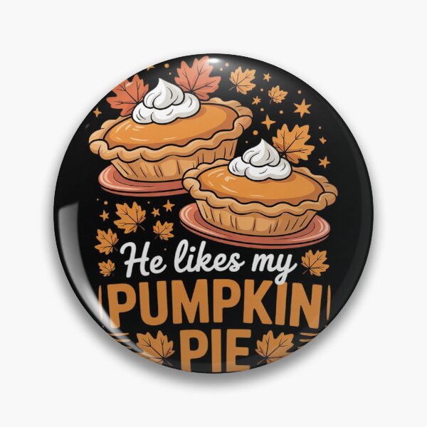 Item preview, He Likes My Pumpkin Pie Love Drum Stick Thanksgiving Couple  designed and sold by VerseFarm.