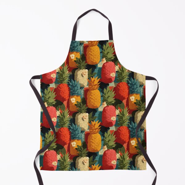 Item preview, Painted Harvest Pineapple Pattern designed and sold by SQSHD-Pineapple.