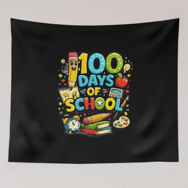 Item preview,  100 Days Of School Png Design,  designed and sold by sssweetness.