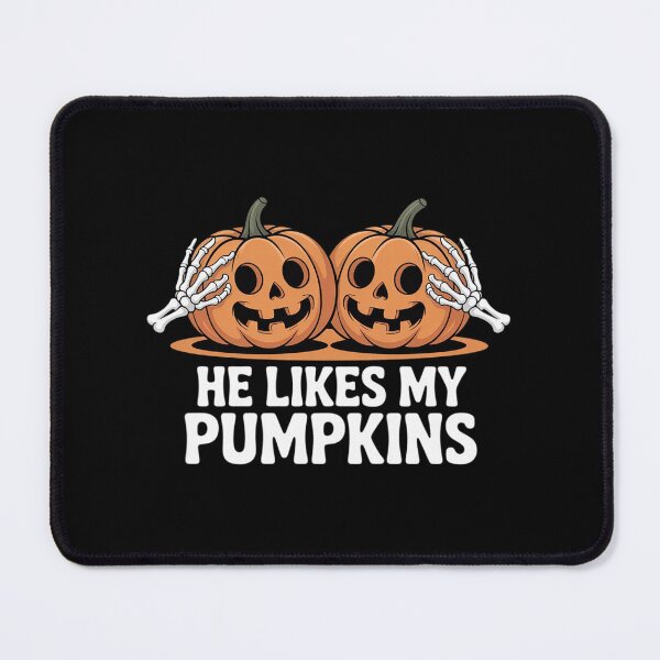 Item preview, he likes my pumpkins funny couples matching Halloween women  designed and sold by VerseFarm.