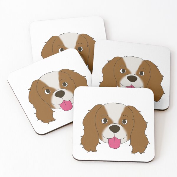 Item preview, Cavalier king – Cute Cartoon Dog Design designed and sold by Crack-in-Colors.
