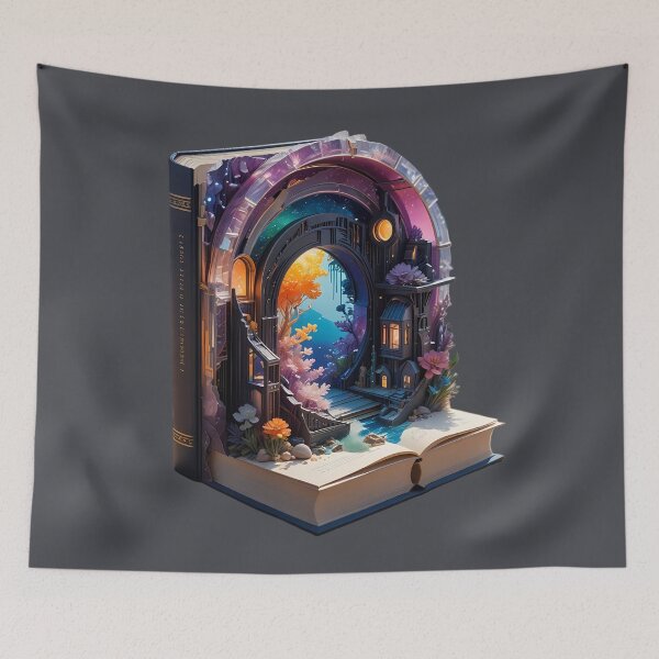 Item preview, Magical book portal to the dream world designed and sold by Mianku | Für das Leben.