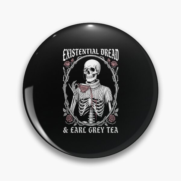 Item preview, Dark Academia Skeleton Drinking Tea Funny Gothic designed and sold by Mason-Pride.
