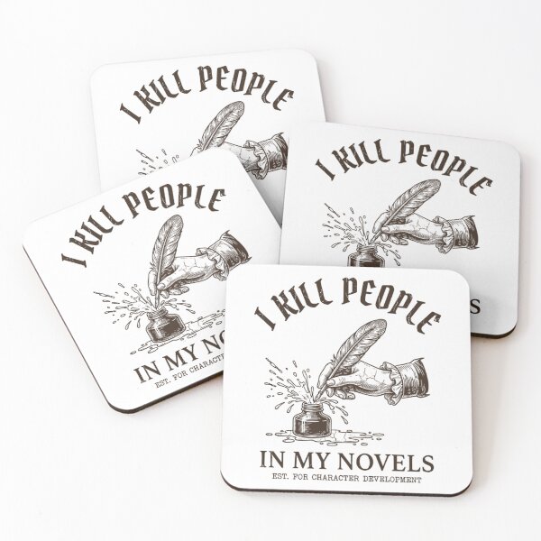 Item preview, Funny Author Character Development Quote designed and sold by Mason-Pride.
