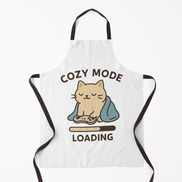 Item preview, Cozy Mode Loading Cat designed and sold by Trend Drops Mad.