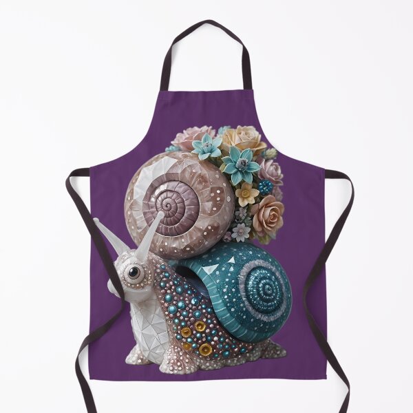 Item preview, A flower-laden snail in an imaginative depiction designed and sold by Mianku | Für das Leben.