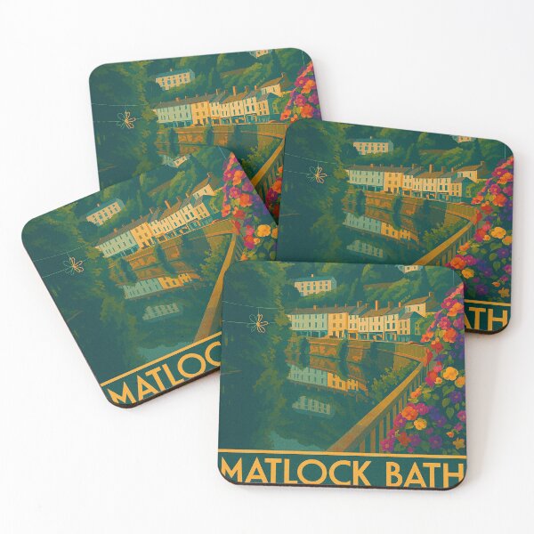 Item preview, Matlock Bath - Derbyshire Peak District designed and sold by The Deco Bureau.