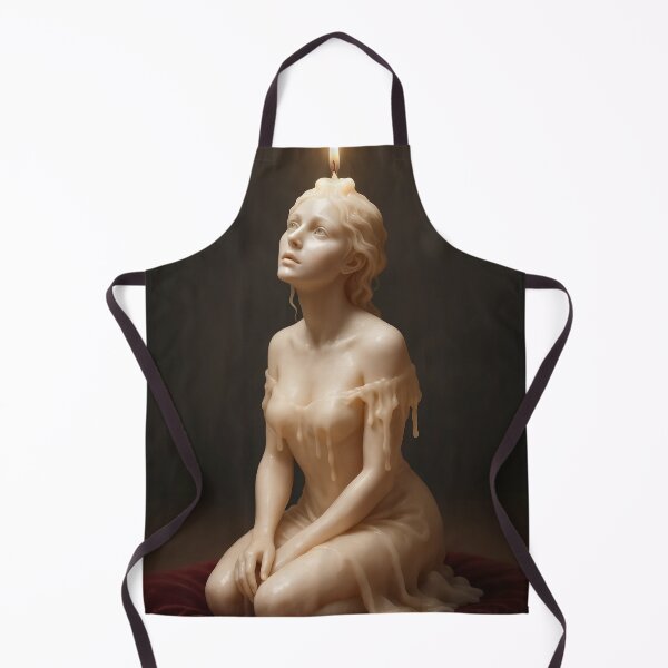 Item preview, Candlewoman flame atop head candelabra style designed and sold by CathryneDelamort.