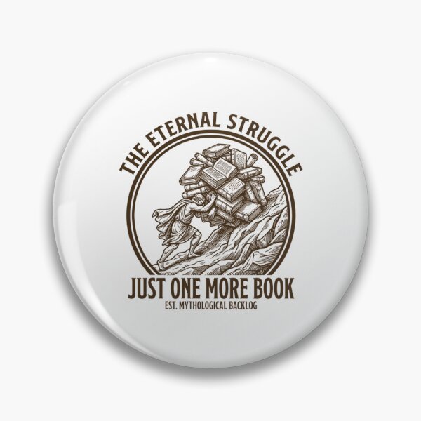Item preview, Just One More Book Sisyphus - Funny Reading & Literature designed and sold by Mason-Pride.