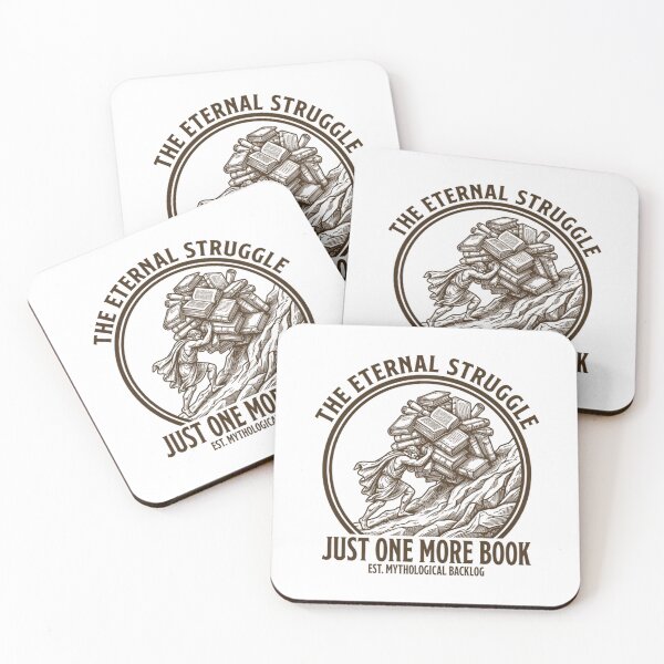Item preview, Just One More Book Sisyphus - Funny Reading & Literature designed and sold by Mason-Pride.