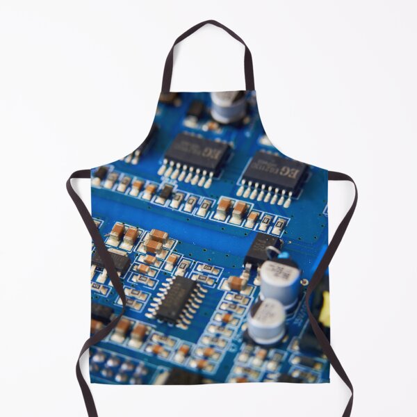 Item preview, Close-up of electronic circuit board with resistors and capacitors designed and sold by IgorKovalenko.