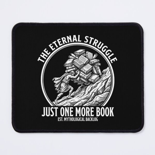 Item preview, Just One More Book Sisyphus - Funny Reading & Literature designed and sold by Mason-Pride.