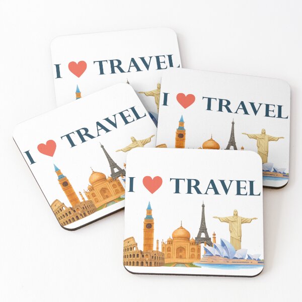 Item preview, I LOVE TRAVEL designed and sold by AYMAART.