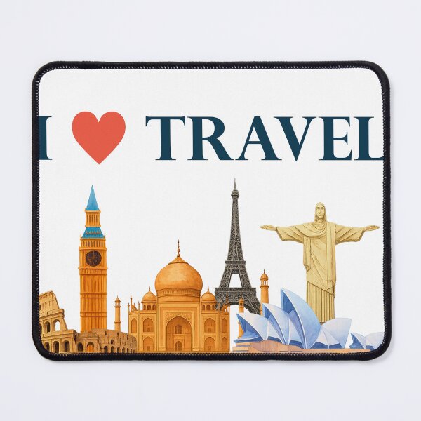 Item preview, I LOVE TRAVEL designed and sold by AYMAART.