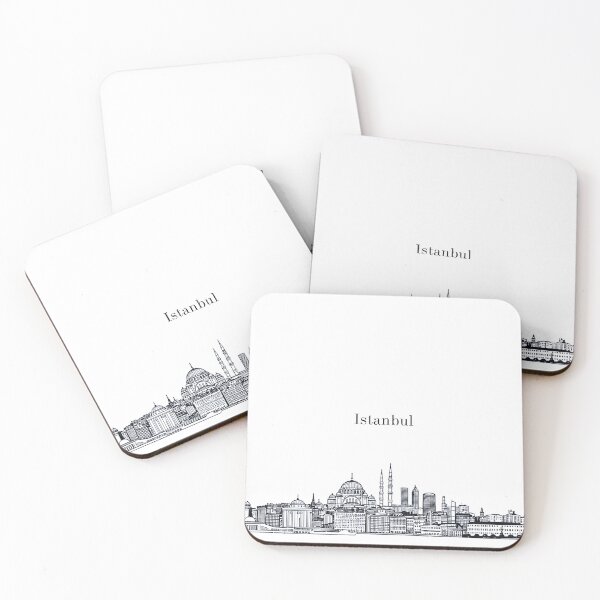 Item preview, Istanbul Skyline Silhouette – Iconic Cityscape Art designed and sold by Milipino.