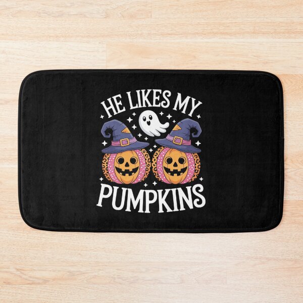 Item preview, He Likes My Pumpkins I Like His Broomstick Couples Halloween designed and sold by VerseFarm.