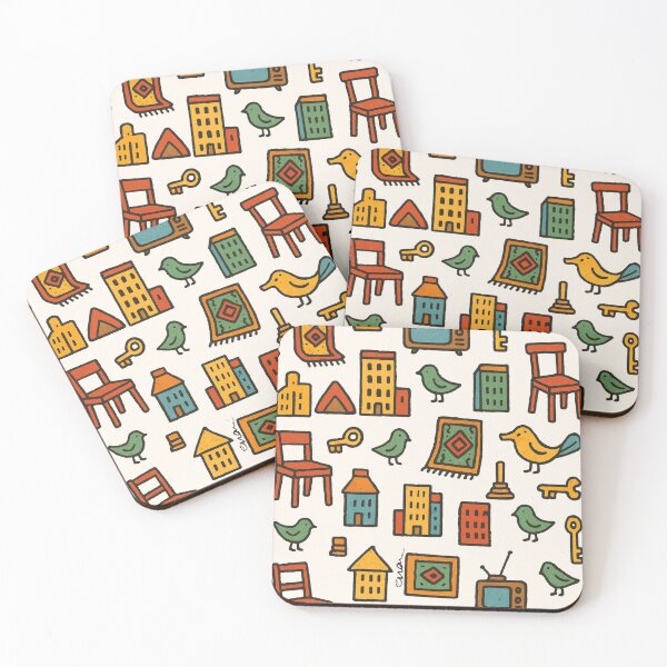 Item preview, Quiet Heat – Cozy Winter Pattern designed and sold by EvaArtHome.