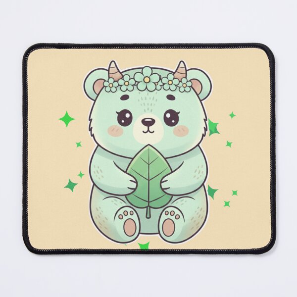 Item preview, Kawaii Cosmic Zodiac: TAURUS, The Gentle Earth Bear designed and sold by SebastianSpace.